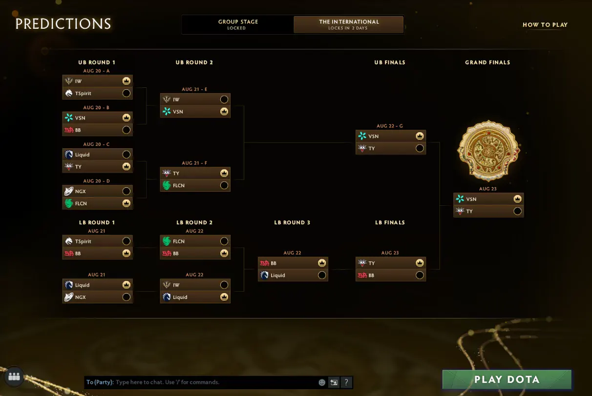 ti 2026 ti15 elimination prediction