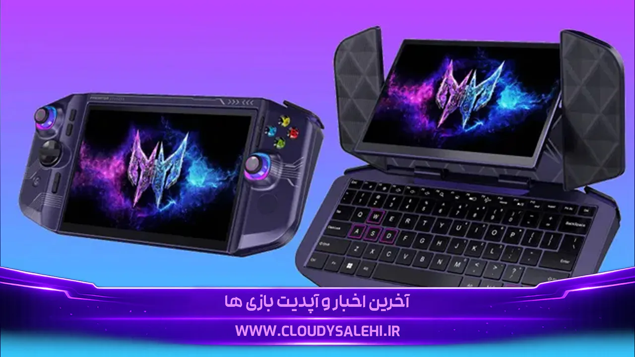 ایسر از کنسول دستی لپ‌تاپی Project DualPlay Mini رونمایی کرد؛ ایده‌ای عجیب‌تر از Predator Atlas 7