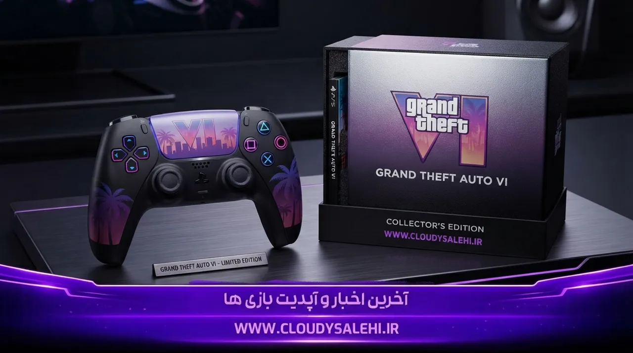 کنترلر اختصاصی DualSense با طرح GTA 6 توسط سونی رونمایی شد